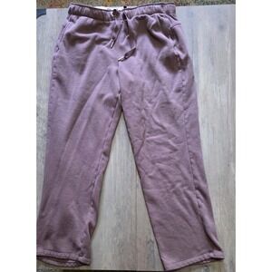 Calvin Klein Performance Mauve Purple Joggers Drawstring Sweatpants Womens